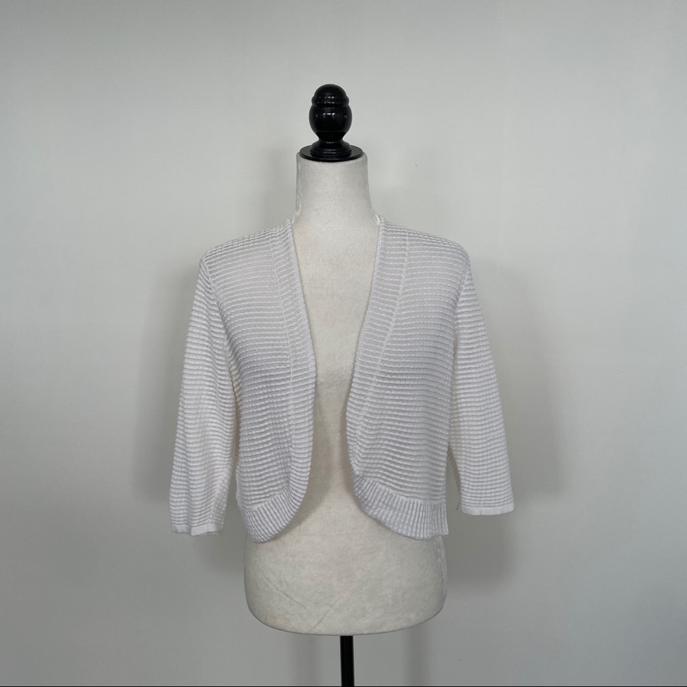 Alfani White Shrug - Picture 3 of 5